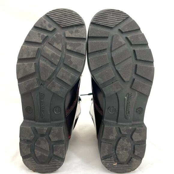 Blundstone 2220 Boots Bordeaux Brush Lace Up Chelsea Red Black Shoes Size AU 4.5 - Picture 9 of 13